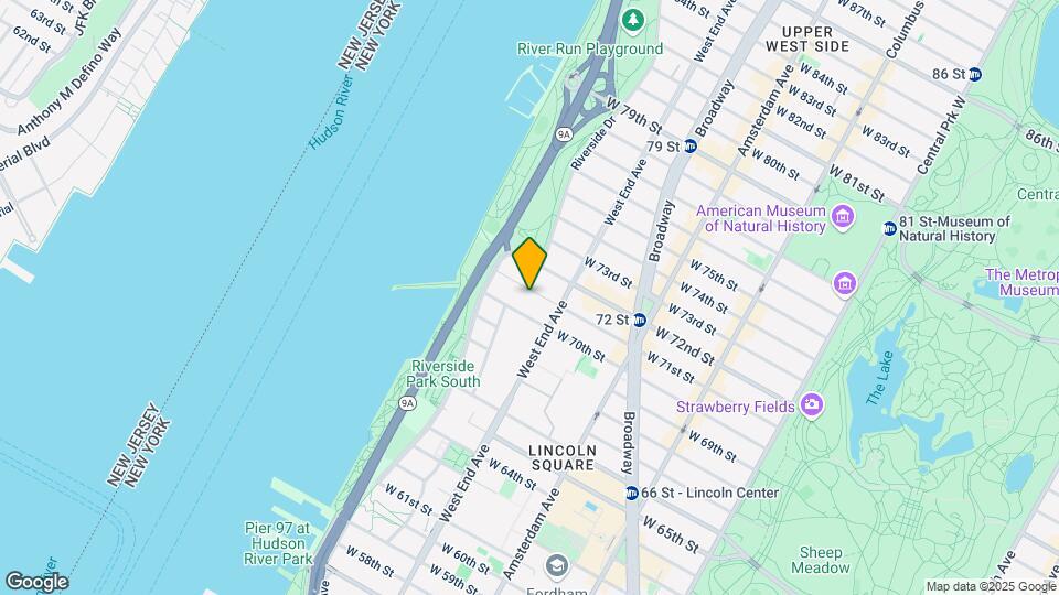 328 W 71st St Map and Location Details