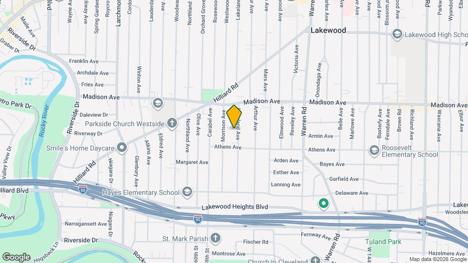 2066 Lakeland Ave Map and Location Details