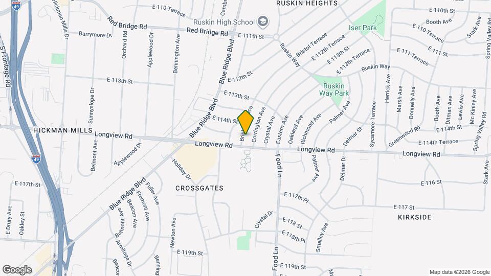 11409 Bristol Terrace Map and Location Details