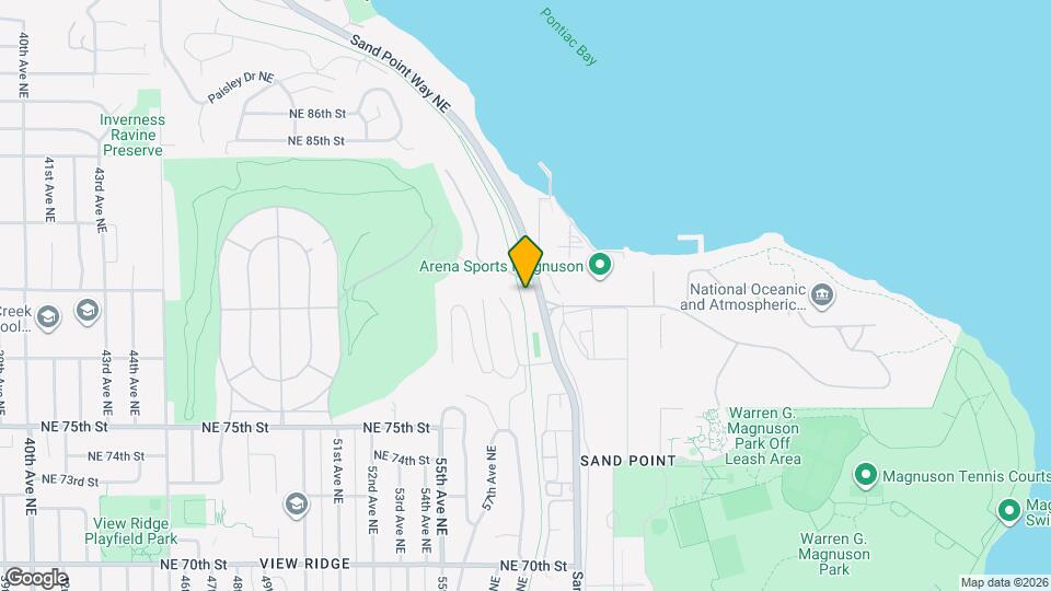 7757 Sand Point Way NE Map and Location Details