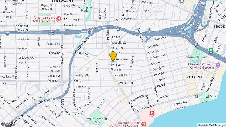 2701 Myra St Map and Location Details