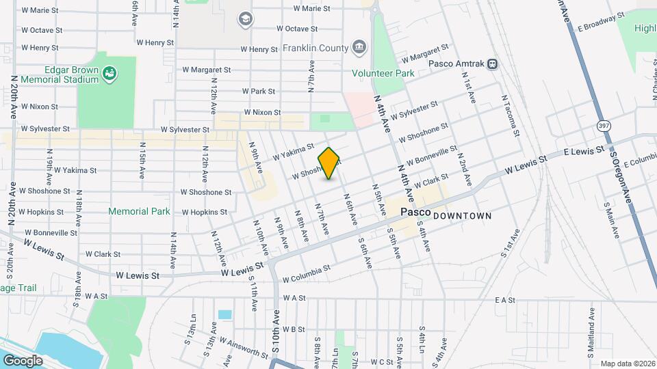 711 W Bonneville St Map and Location Details