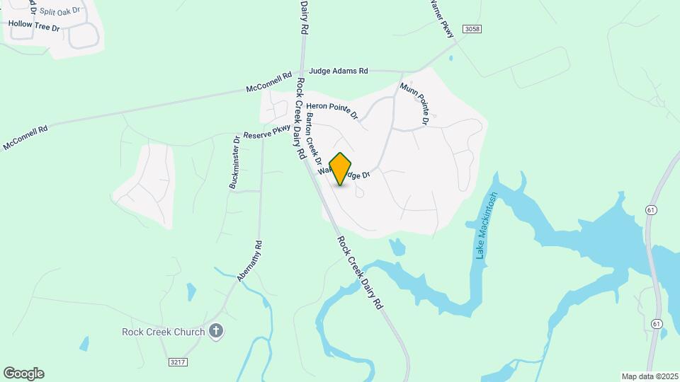 6713 Barton Creek Dr Map and Location Details