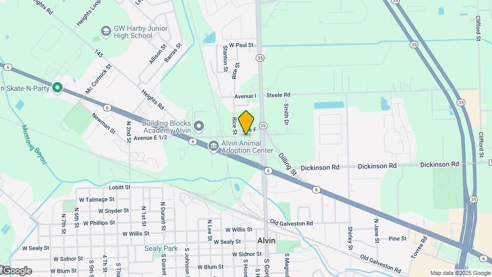 202 Avenue E Map and Location Details
