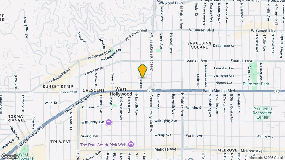 8135 Norton Ave Map and Location Details