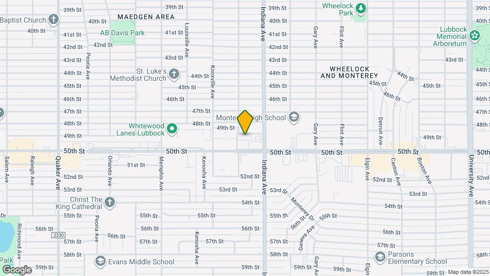 3417 49th St Map and Location Details