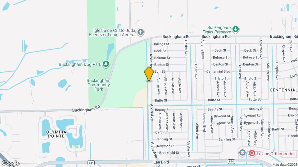 1021 Alvin Ave Map and Location Details