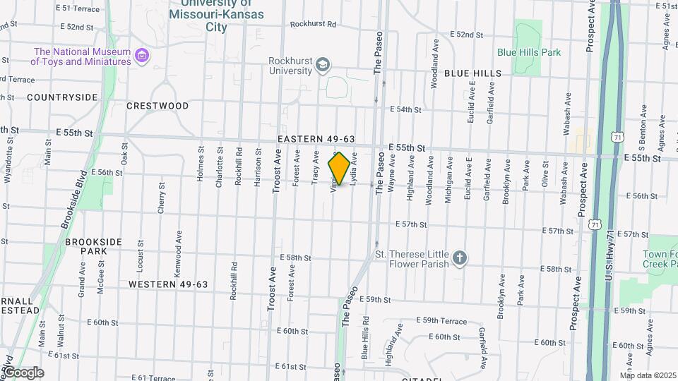 5605 Virginia Ave Map and Location Details