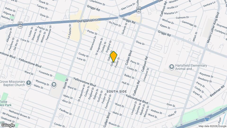 6327 Goforth St Map and Location Details