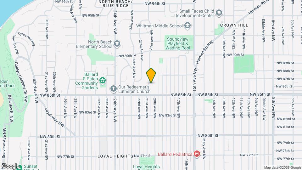 8612 21st Ave NW Map and Location Details