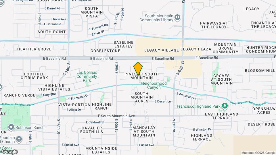 2126 E Fawn Dr Mapa y Detalles de la Ubicación