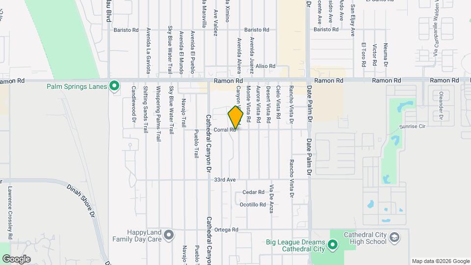 32525 Canyon Vista Rd Mapa y Detalles de la Ubicación