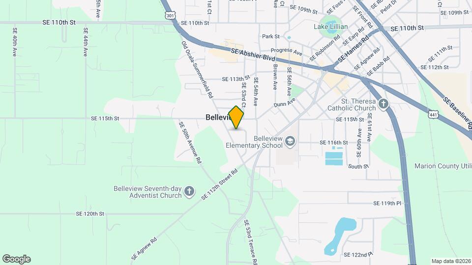 5300 SE 115th Pl Map and Location Details