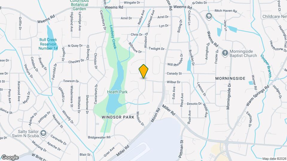 5953 Windsor Dr Map and Location Details