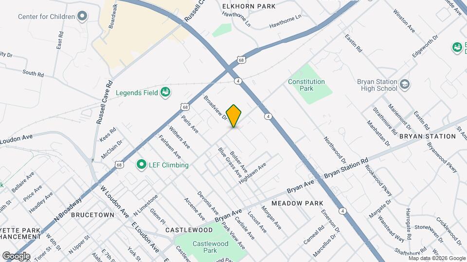 1422 N Limestone Map and Location Details