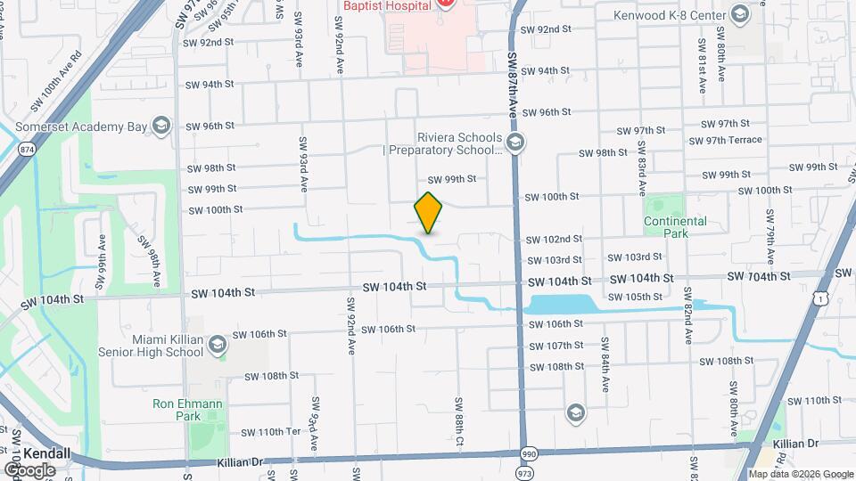 8925 SW 102nd Terrace Map and Location Details