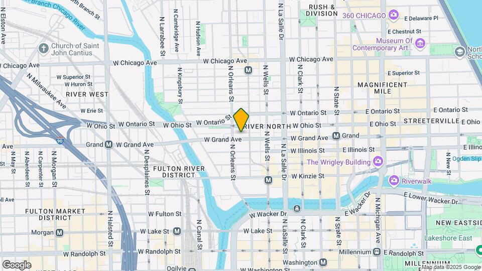 318 W Grand Ave Mapa y Detalles de la Ubicación