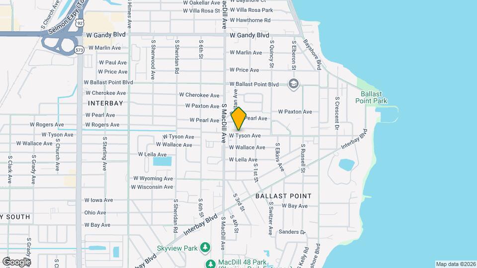 2925 W Tyson Ave Map and Location Details