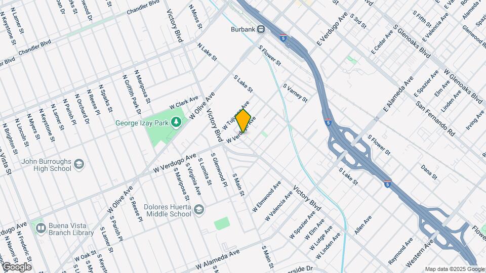 274 W Verdugo Ave Mapa y Detalles de la Ubicación