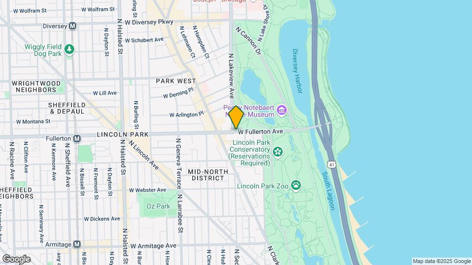395 W Fullerton Pkwy Map and Location Details