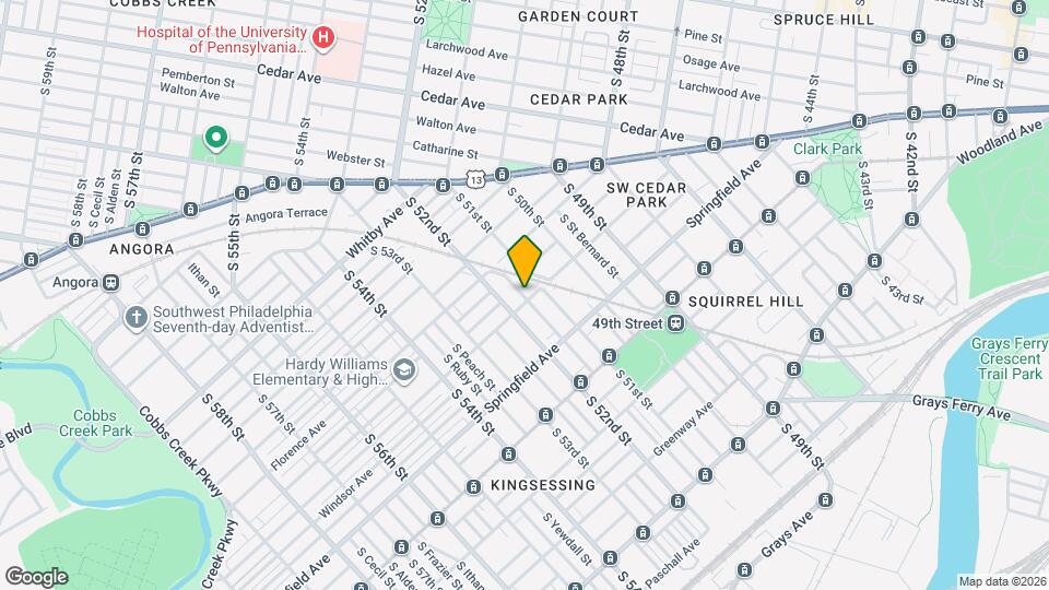 5123 Warrington Ave Map and Location Details