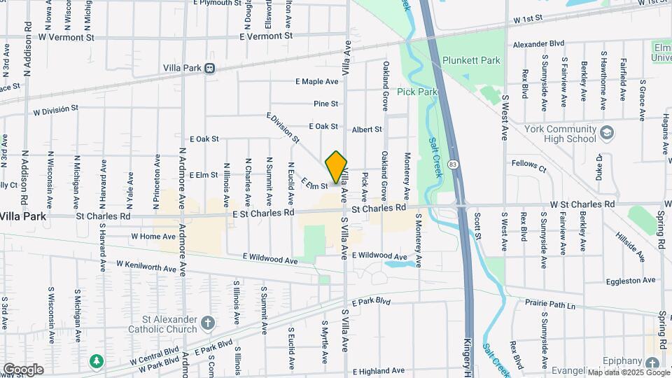 353 E Elm St Map and Location Details
