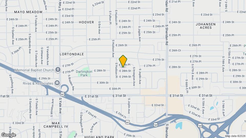 5735 E 28th St Map and Location Details