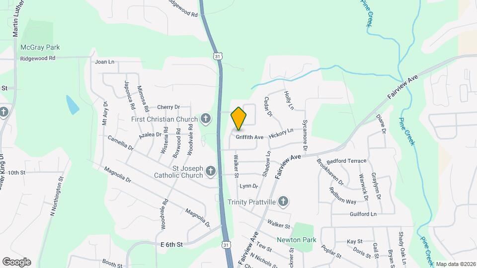 103 Griffith Ave Map and Location Details