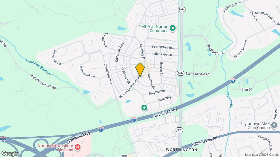 9312 Norton Commons Blvd Map and Location Details