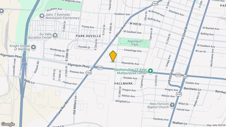 3004 Wyandotte Ave Map and Location Details