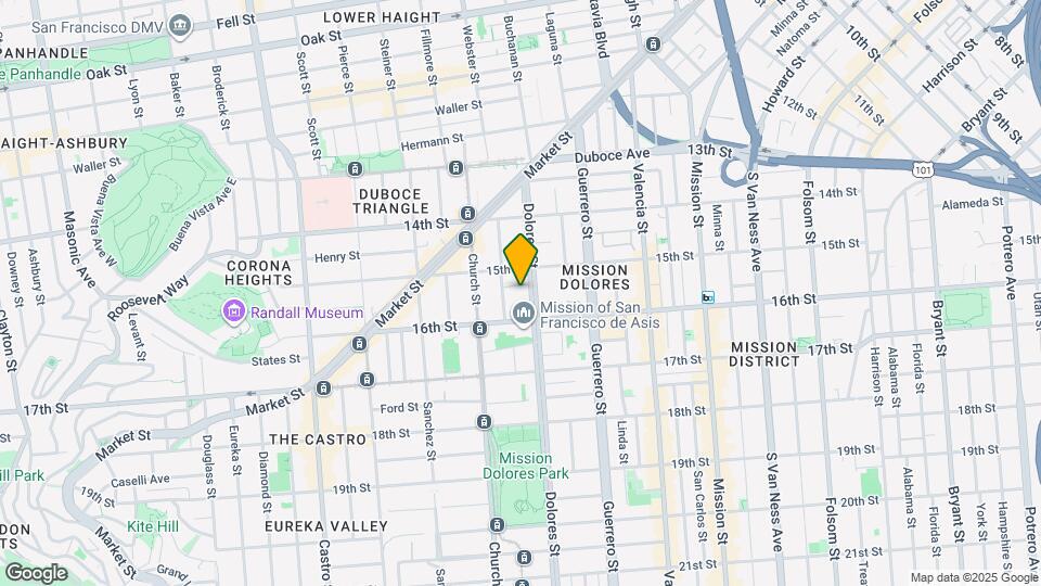 240 Dolores Street Apartments Map and Location Details