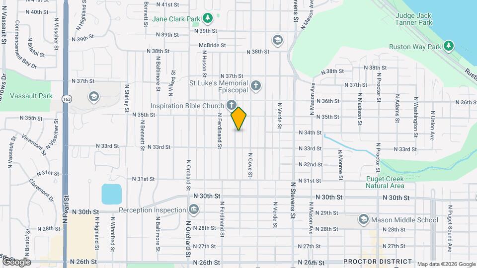 3321 N Mullen St Map and Location Details