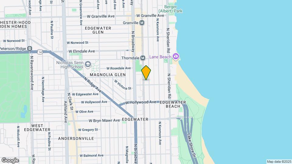 1112 W Ardmore Ave Map and Location Details