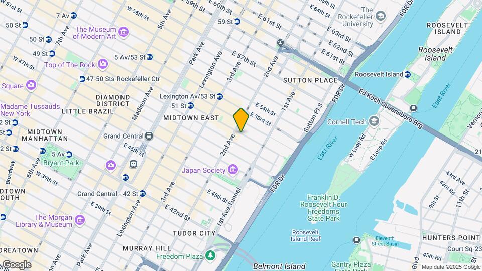306 E 51st St Mapa y Detalles de la Ubicación