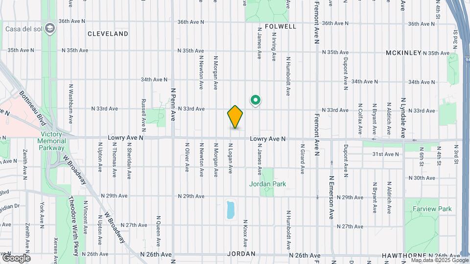 3208 Logan Ave N, Unit BottomUnit Mapa y Detalles de la Ubicación