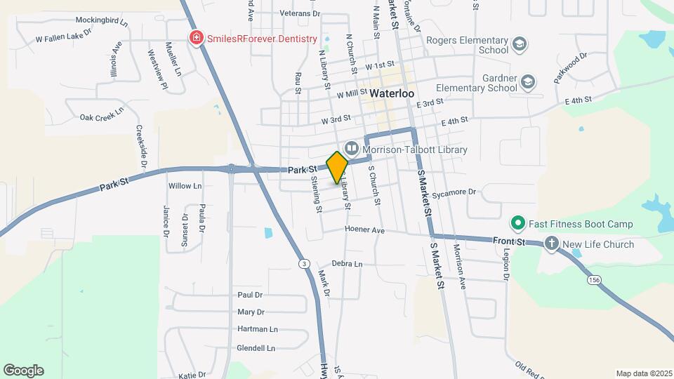 306 Walnut St Map and Location Details