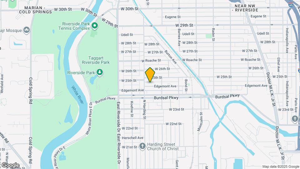 1342 Edgemont Ave Map and Location Details