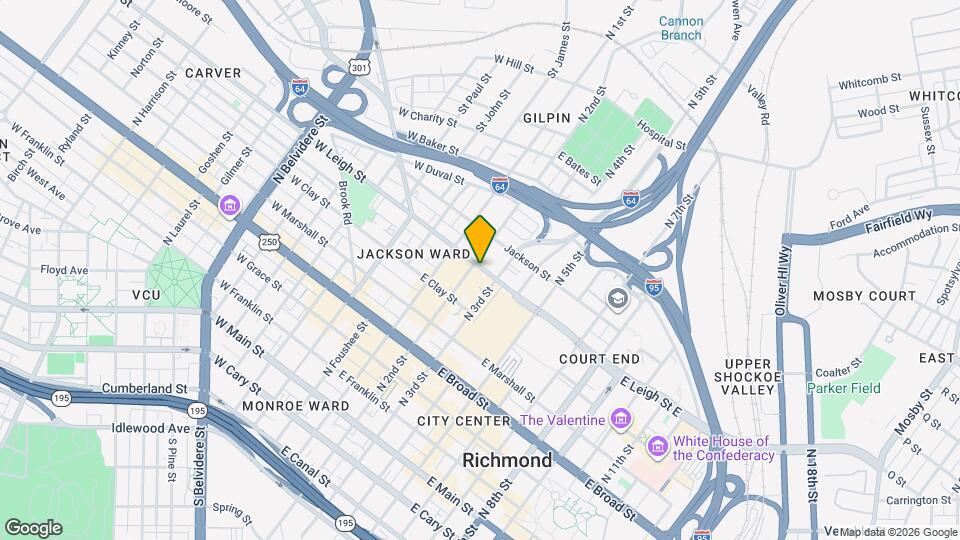 211 E Leigh St Map and Location Details