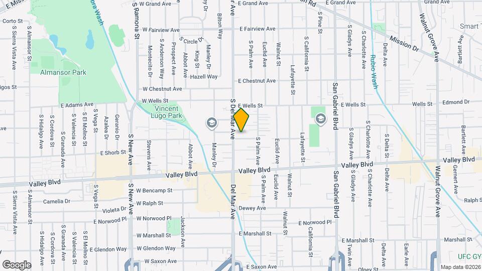 111 E Newby Ave Map and Location Details