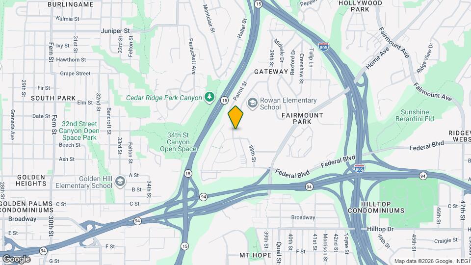 1569 Parrot St Map and Location Details