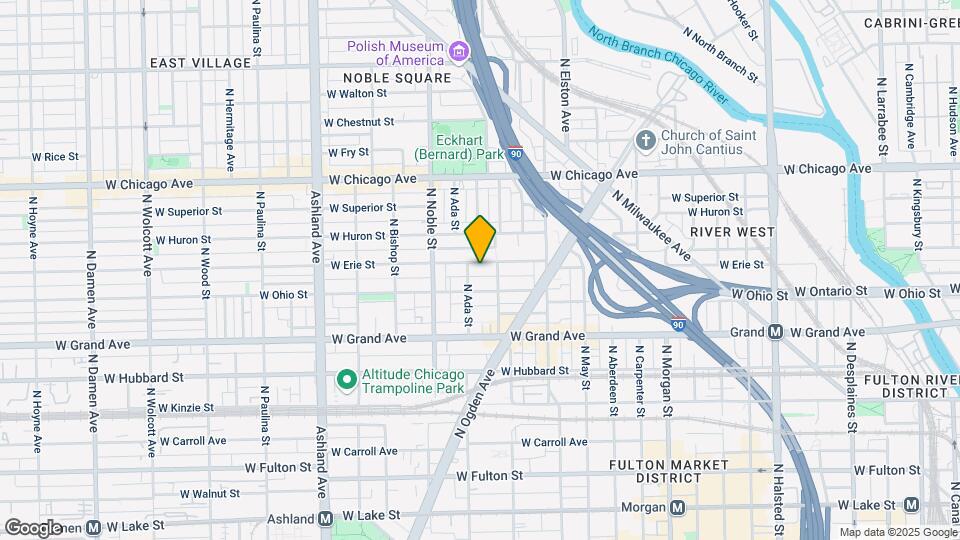 1317 W. Erie St. Mapa y Detalles de la Ubicación