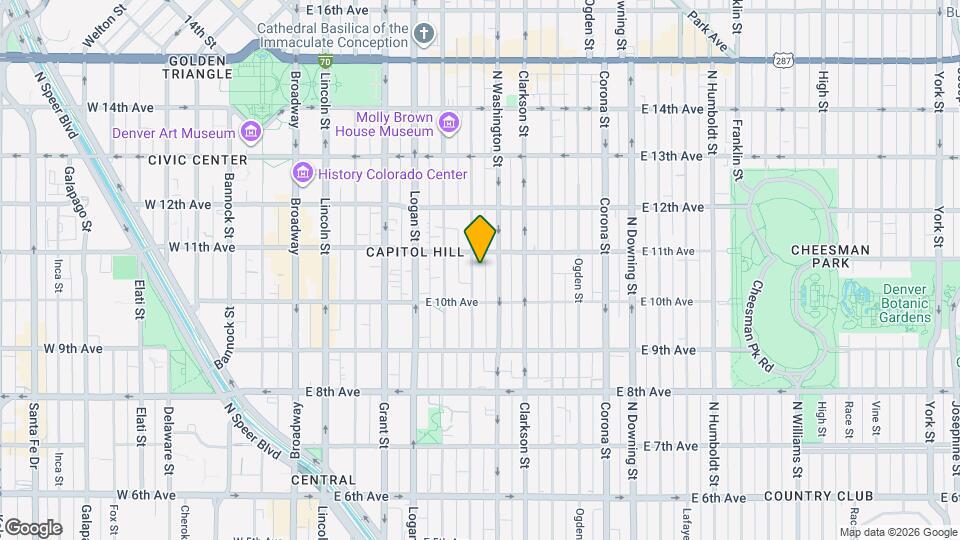 1058 Pearl St Map and Location Details