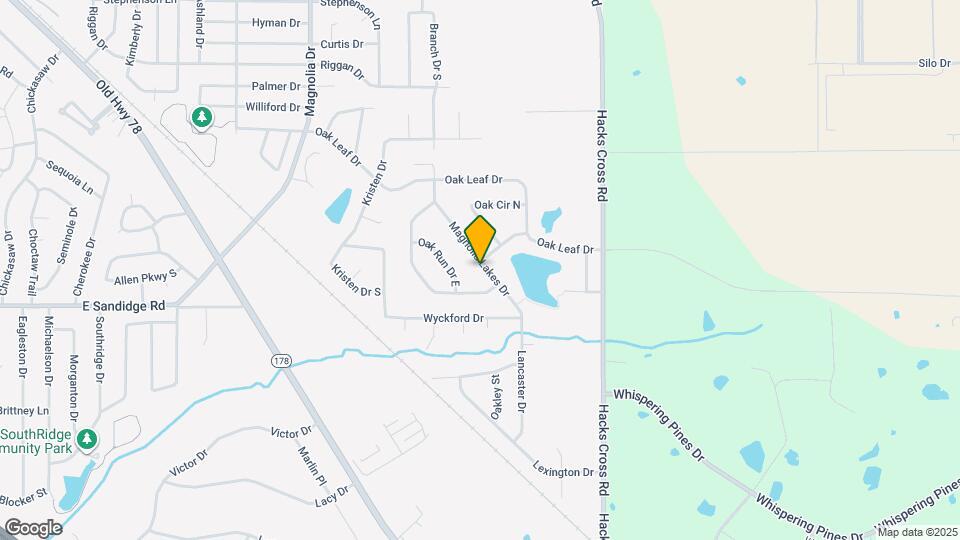 6213 Magnolia Lakes Dr Map and Location Details