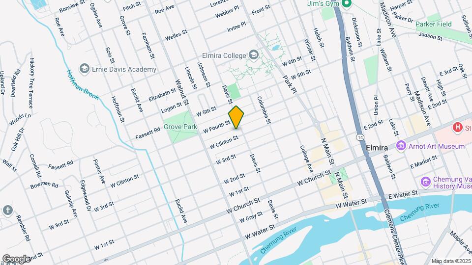 404 W Clinton St, Unit 3 Map and Location Details