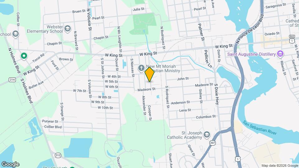 535 S Woodlawn St Map and Location Details