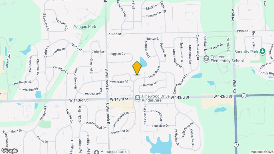 11804 Long Run Dr Map and Location Details