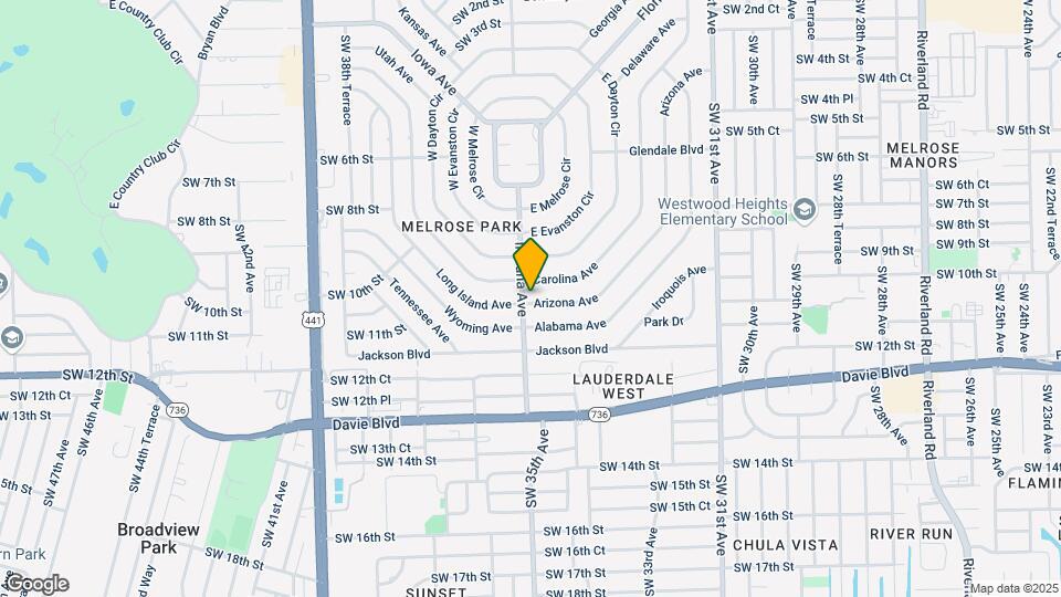 1185 Arizona Ave Map and Location Details