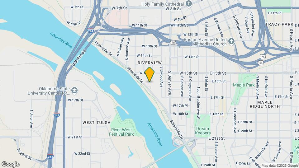 1611 Riverside Dr Map and Location Details