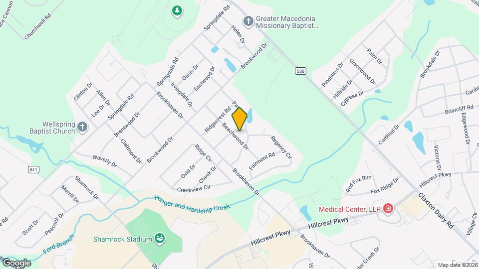 309 Beachwood Dr Map and Location Details