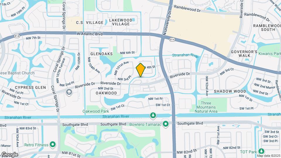 9829 Riverside Dr Map and Location Details